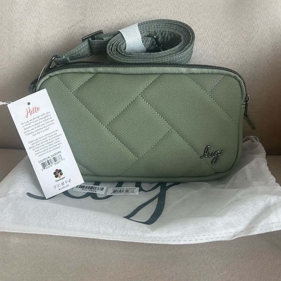 Lug Handbags - COPY - NWT Lug Coupe XL Matte Luxe VL Convertible Crossbody Bag in Sage